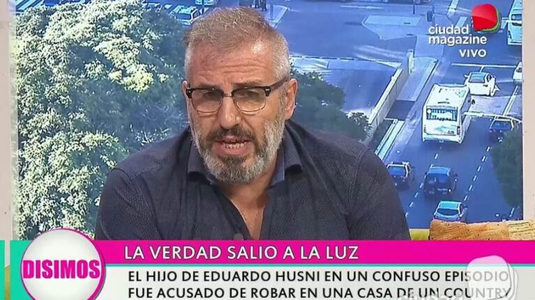 Eduardo Husni contó el confuso episodio que vivió su hijo