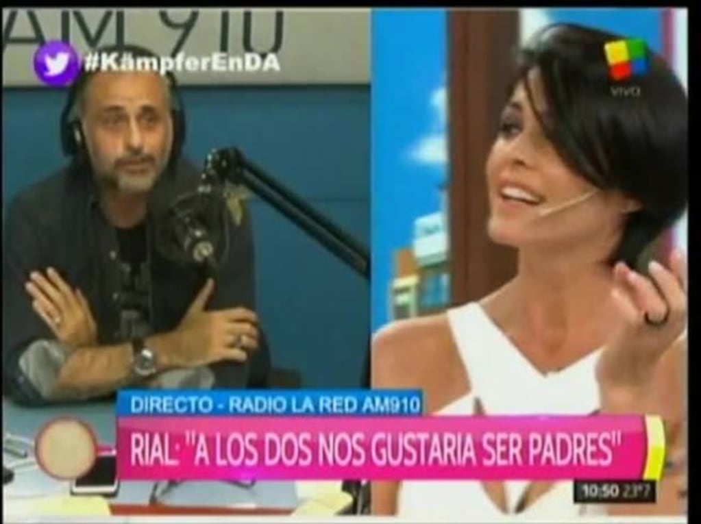 El video de Rocío Rial sorprendiendo a Agustina Kämpfer en Desayuno americano con flores de parte de Jorge