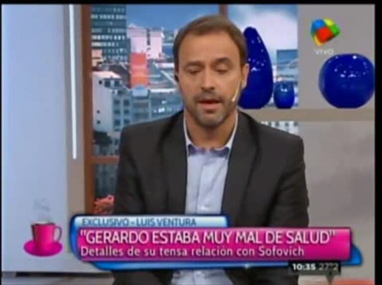 Luis Ventura le respondió a Ana Acosta: "Gerardo decía que no vendía una entrada" 