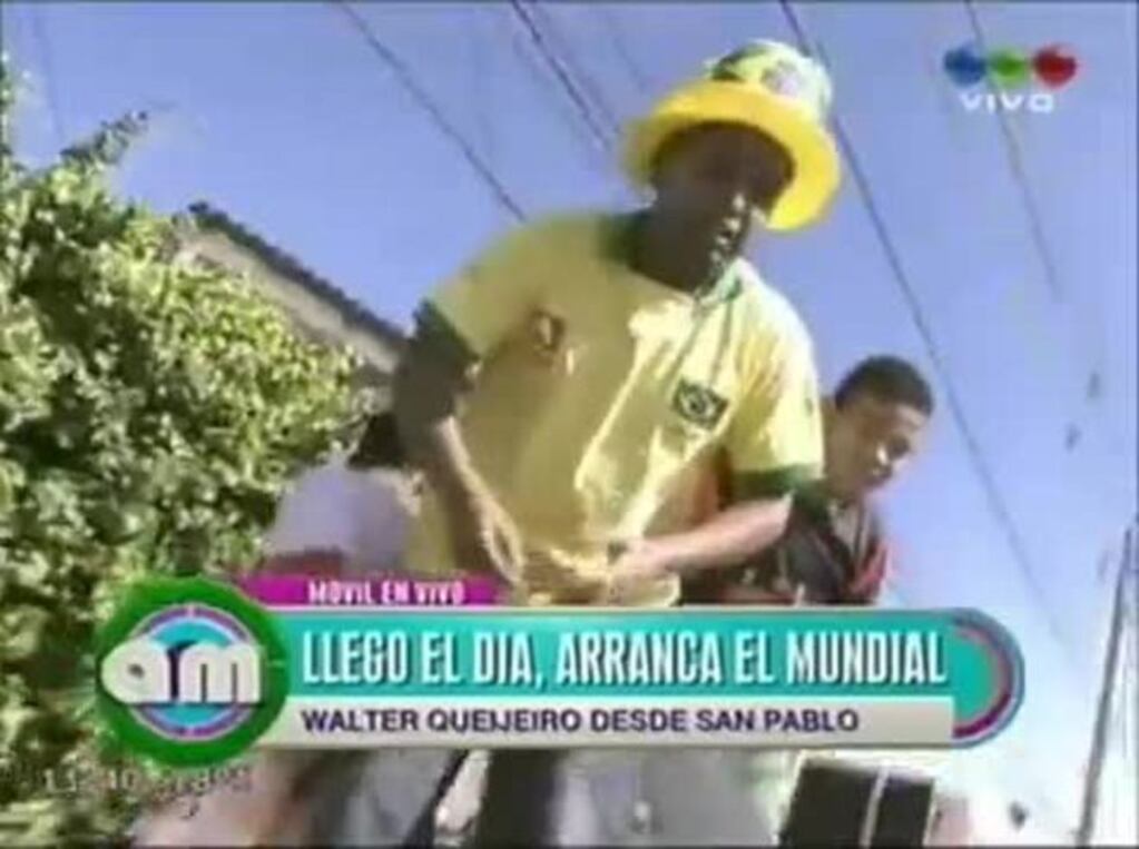 El desquiciado festejo de los hinchas brasileños a horas de que empiece el Mundial