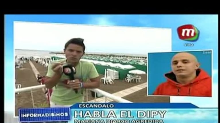 El Dipy admitió la violenta discusión con Mariana Diarco: "Me pegó un cachetazo y reaccioné con un manotazo; estoy arrepentido"