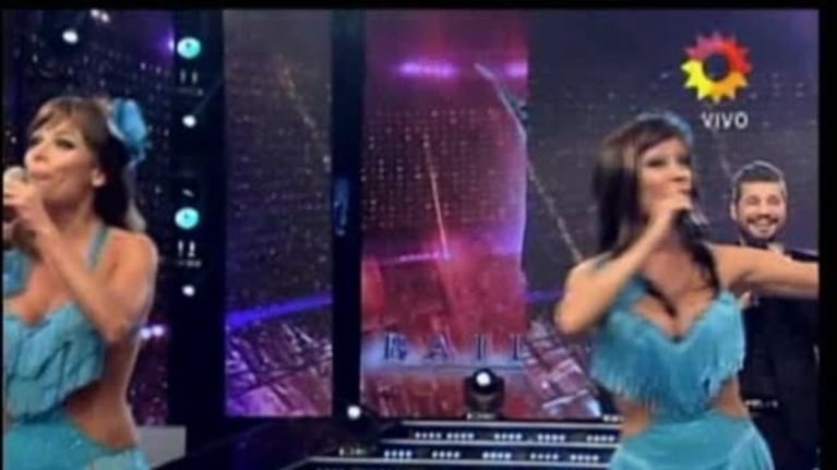 La divertida imitación de Fátima Florez como Iliana Calabró en la salsa de tres de Bailando 2016