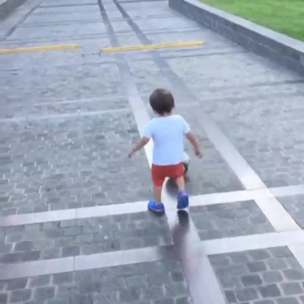 Las habilidades del hijo de Marcelo Tinelli con la pelota