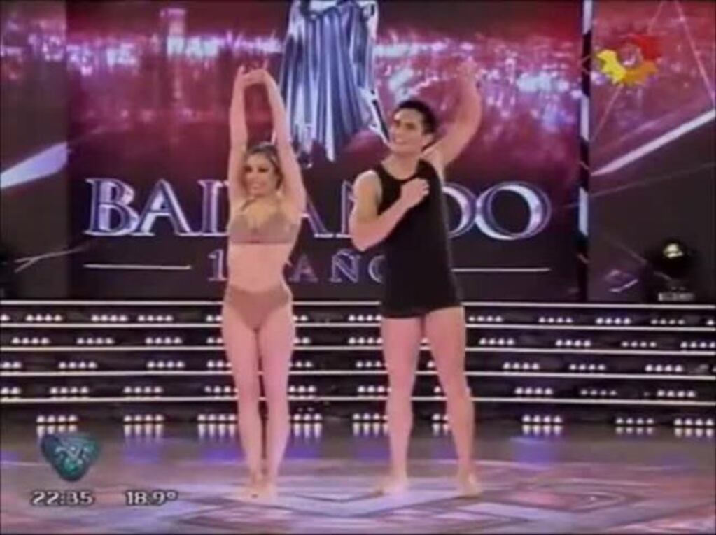 Gisela Bernal abrió el ritmo de improvisación y la rompió en la pista de ShowMatch 