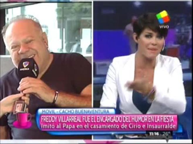 ¡Qué momento! El show de humor que no gustó en la boda de Jésica Cirio y Martín Insaurralde 