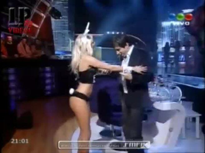 Alexandra Larsson, la conejita de Nicolás Repetto