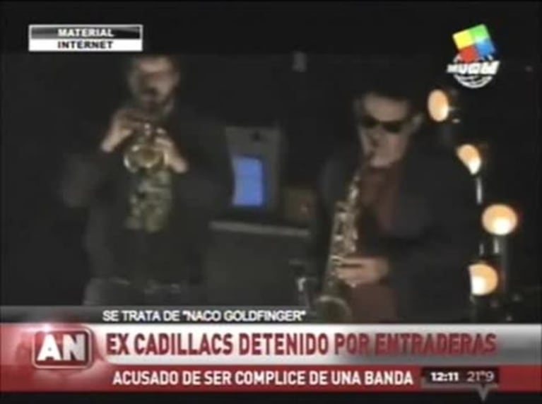 Detuvieron al ex saxofonista de Los Fabulosos Cadillacs por presunta participación en una "entradera"