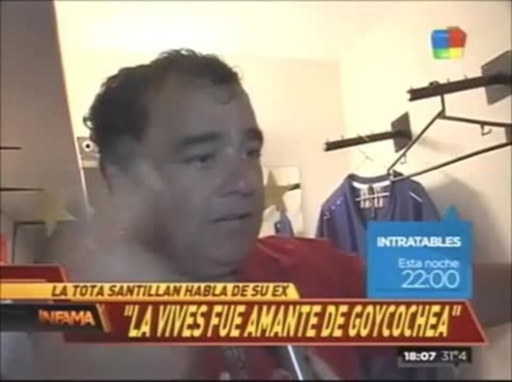 La Tota Santillán: "Fernanda Vives sabe que pasó algo con Pablo Goycochea"