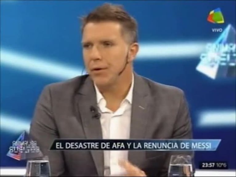 Alejandro Fantino, furioso con la Selección Argentina