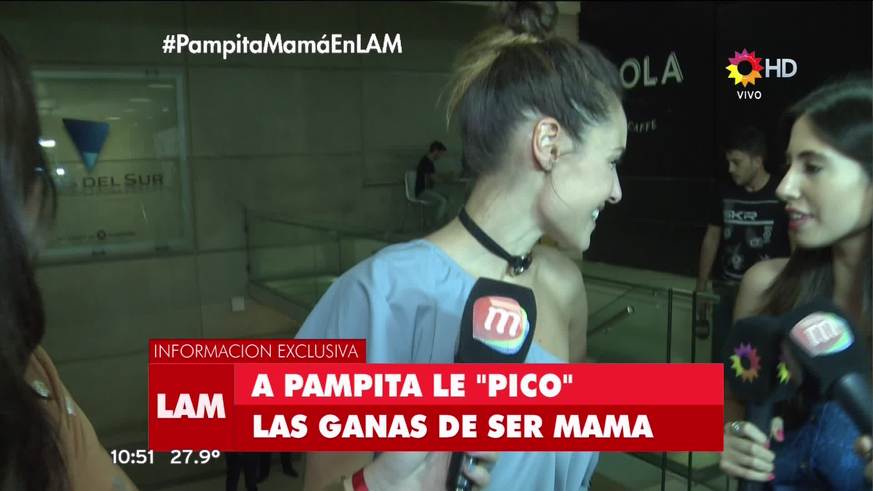 Pampita definió a Pico Mónaco con una palabra, y reveló que llamó a Benjamín Vicuña