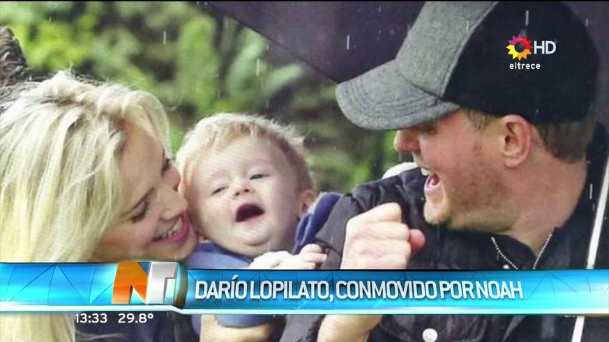 Darío Lopilato habló de la salud de su sobrino Noah Bublé