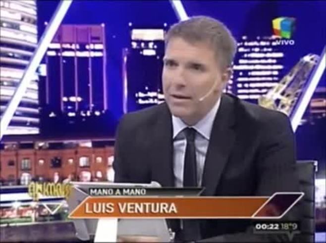 Ventura, ¡sin filtro! “Cabré es corto de cabeza, a Joaquín Furriel lo aplaudo y Tinelli vuelve pobre”