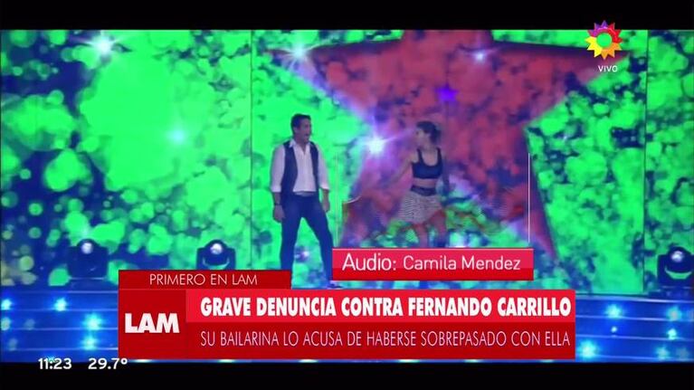 Grave acusación de la expartenaire de Fernando Carrillo: "Se me abalanzó en el auto, se miró el pantalón y me dijo 'mira cómo me pones'"