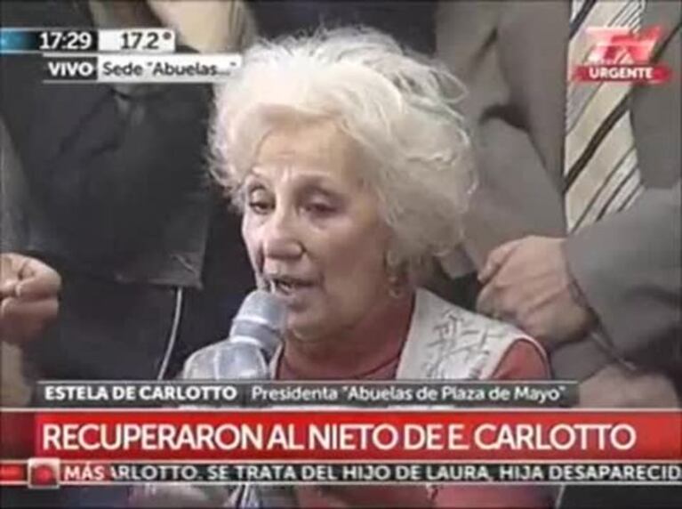 La noticia del año: recuperaron al nieto de Estela de Carlotto tras 36 años de búsqueda