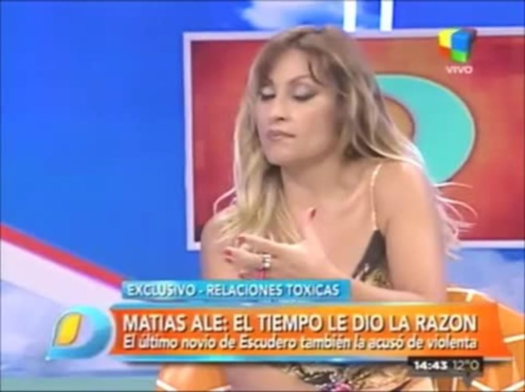 Matías Alé: "No sé si a Silvina Escudero seguirá enganchada conmigo, no soy analista para interpretar"
