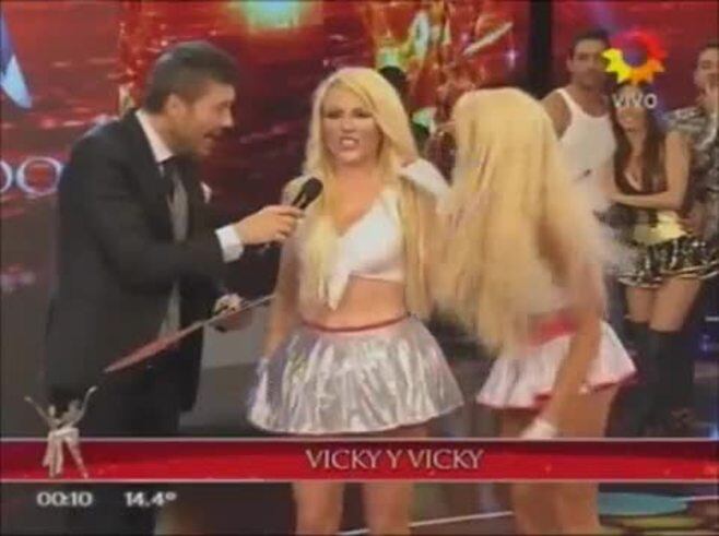 Imperdible imitación de Fátima Florez a Vicky Xipolitakis en ShowMatch