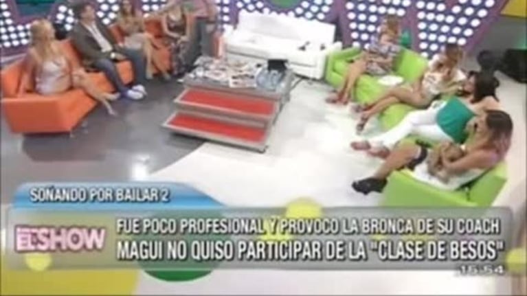 José María Listorti le comió la boca a Amalia Granata