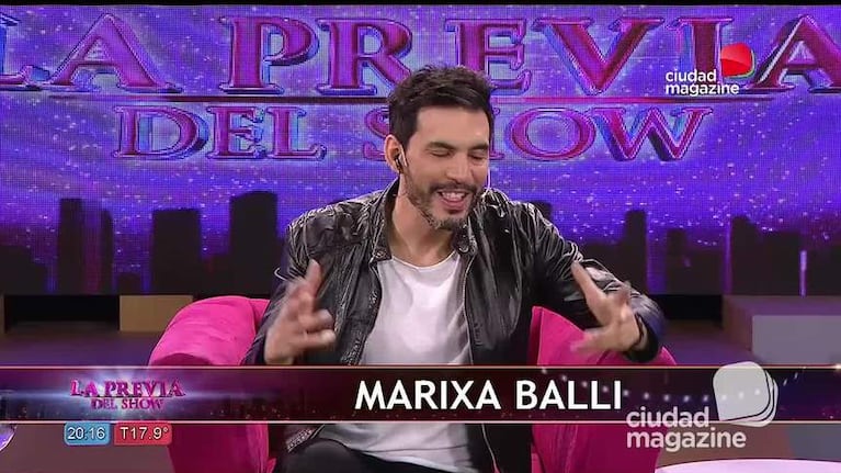 Marixa Balli furiosa con el bailarín de La Bomba Tucumana