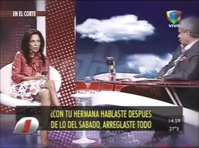 El tenso corte de Intrusos, con Iliana y Marina Calabró en el estudio 
