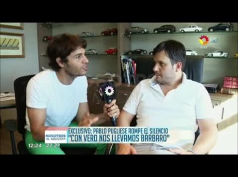 Pablo Pugliese, el novio de Ojeda, habló sobre el insulto de Maradona: "Me dijo put... de mier..."