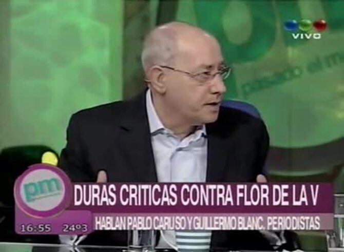 Las polémicas declaraciones de Guillermo Blanc sobre Florencia de la V (Segunda parte)