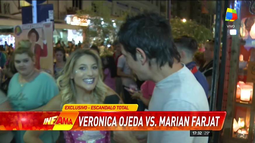 El enfrentamiento cara a cara de Ojeda con Marian Farjat