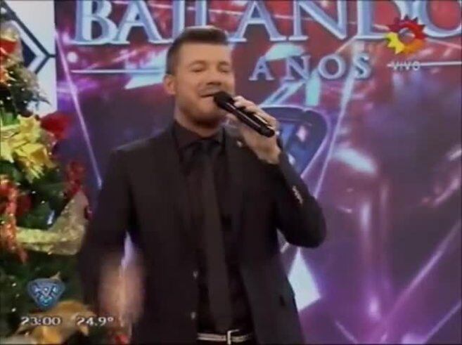 Márama fue el encargado del show en la semifinal de Bailando 2015