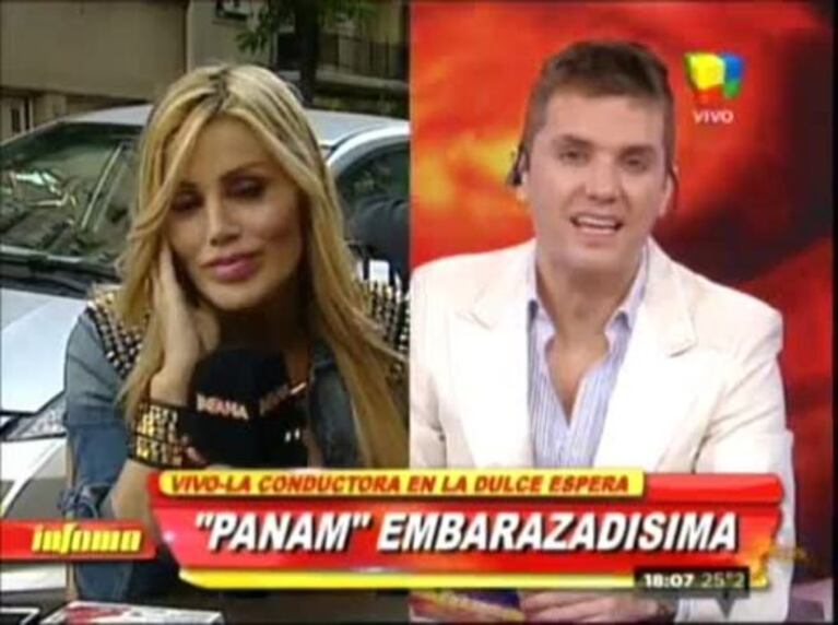 Panam habló de su embarazo: "Es de riesgo, me detectaron trombofilia, así que los últimos meses haré reposo, esperando tenerla en mis brazos"
