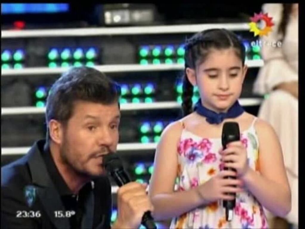 Una niña de 8 años emocionó a todos en ShowMatch con su voz