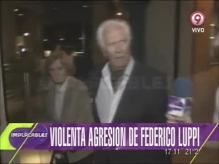 El violento cachetazo de Federico Luppi al notero de Implacables