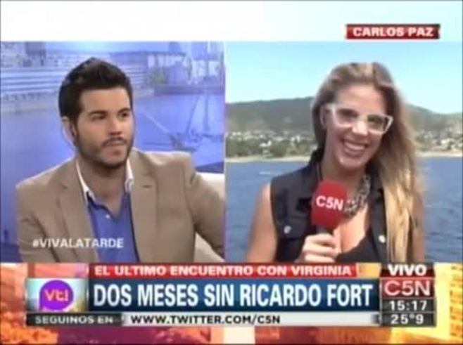 Se cumplieron dos meses de la muerte de Ricardo Fort: el doloroso recuerdo de Virginia Gallardo en Viva la tarde