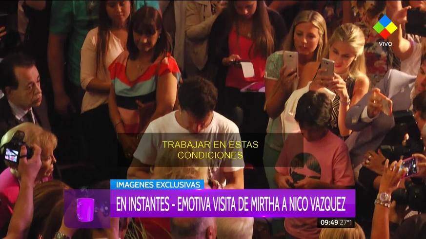 Mirtha Legrand con Nico Vázquez