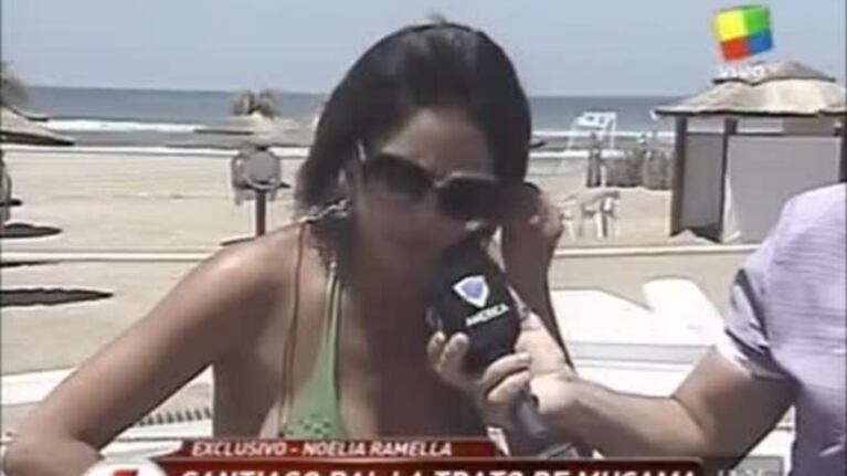 Imparable: Noelia Ramella "acosó" a Daniel Ambrosino en Intrusos