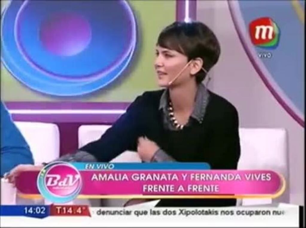 El feroz cruce en vivo de Amalia Granata y Fernanda Vives