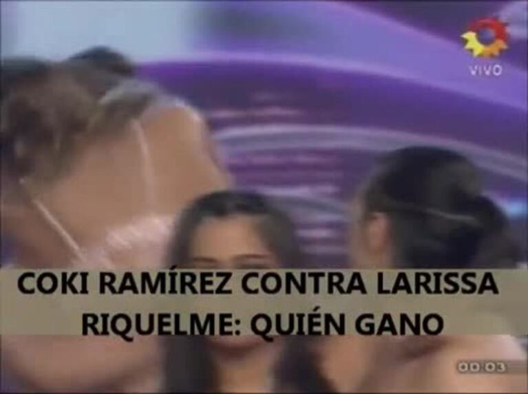 Coki Ramírez y Larissa Riquelme: así fue la definición del duelo del año
