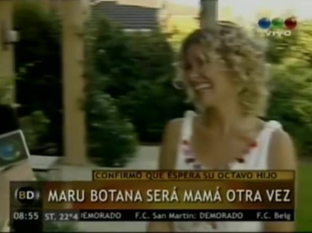 Maru Botana habló de su octavo hijo