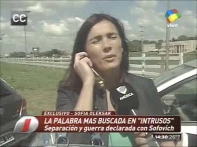 Sofía Oleksak, lapidaria con Sofovich: "Hoy, para mí es una planta"