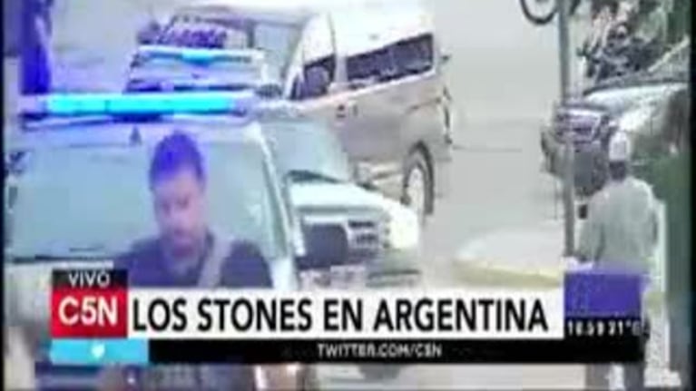 Los Rolling Stones en Argentina: mirá parte de su recorrido por Buenos Aires
