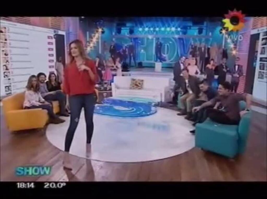 Paula Chaves protagonizó un inesperado blooper en Este es el Show... ¡que casi termina mal!