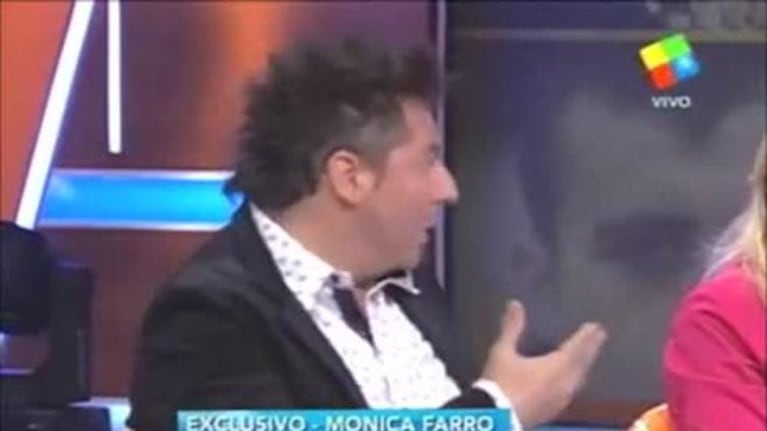 Mónica Farro y Carlitos Nair: insólito encare en vivo mientras Juan Suris está en la cárcel