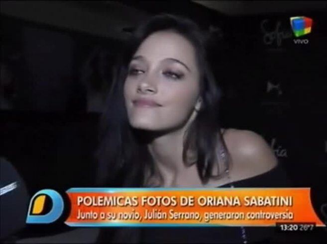 Oriana Sabatini contó la charla que tuvo con Fulop por la foto hot con Serrano: "Me llamó y me dijo '¿te parece? Es medio subida de tono'"