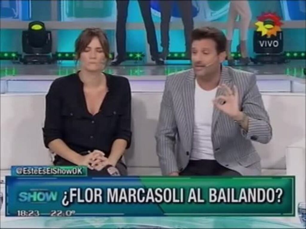 La caída de Mariana Brey en Este es el show