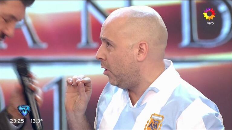 El chape de Muscari y su novio antes de bailar regaettón en ShowMatch