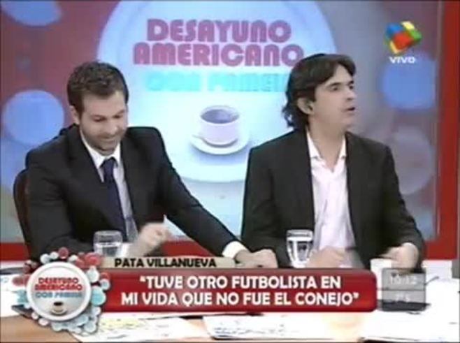 Escándalo en TV: Pata Villanueva contó anécdotas y el Conejo Tarantini explotó en vivo