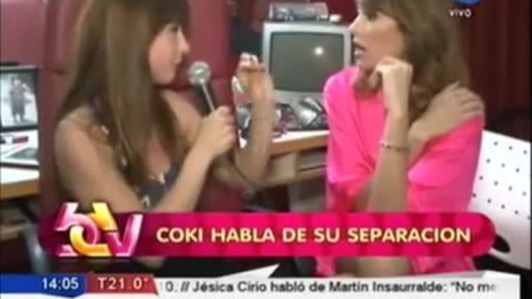 Coki Ramírez habló de la separación del Pato Cabrera: "Hay temas que son dolorosos, por eso los evito"