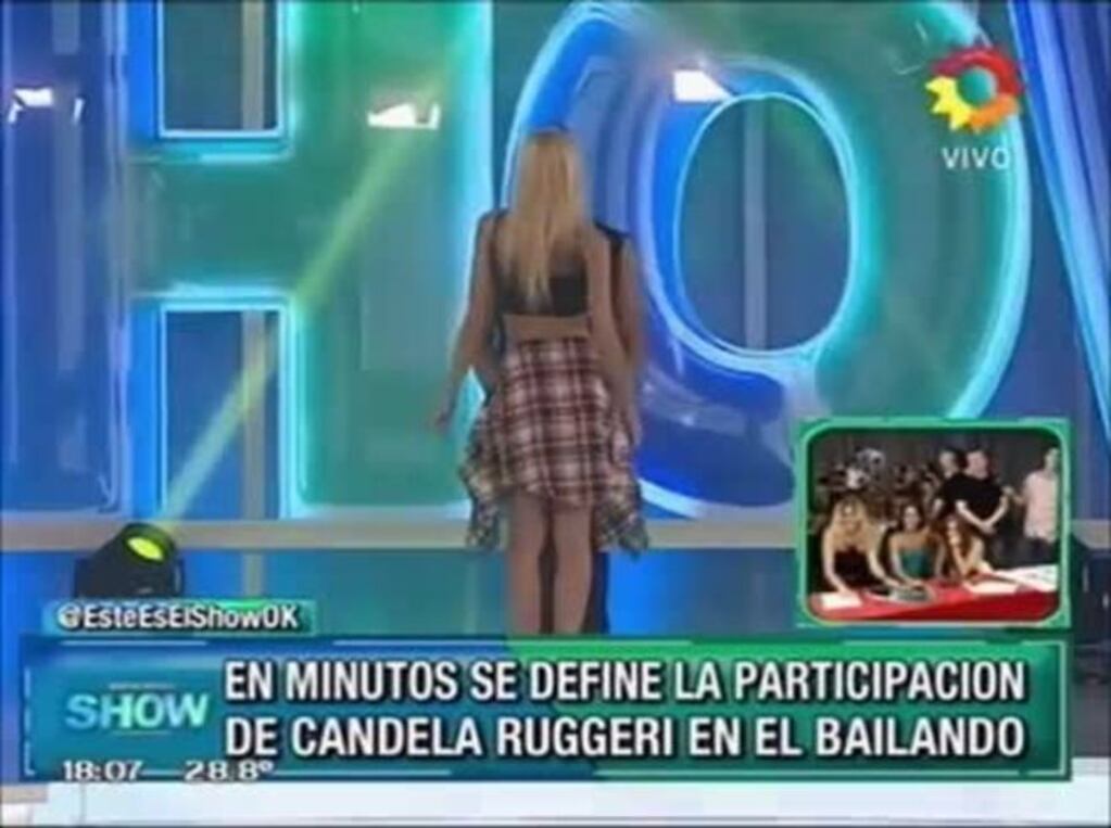 Candela Ruggeri se probó en Este es el show para entrar al Bailando 2015