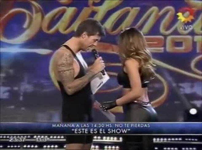 Belén Francese debutó en ShowMatch y presentó su muestra de arte 