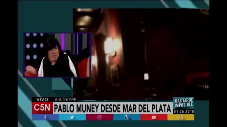Silvina Escudero y Martín Amestoy se cruzaron en vivo