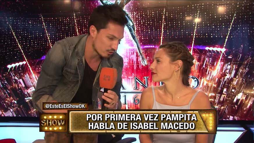 La reacción de Pampita ante una pícara pregunta de un cronista