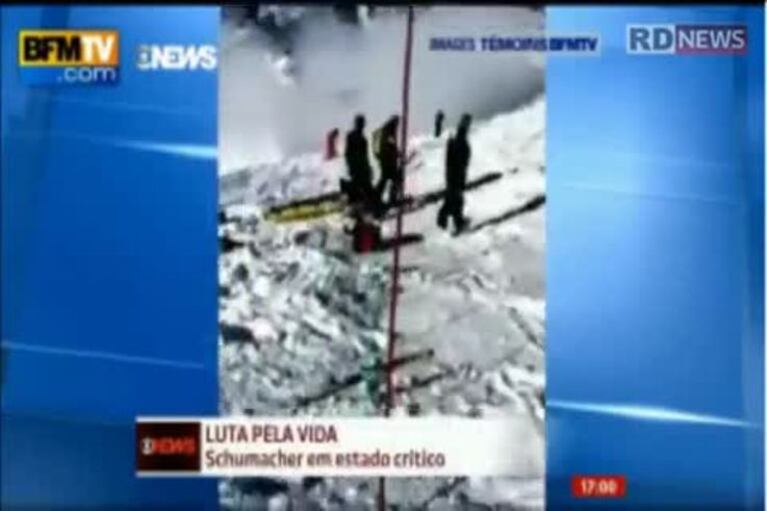 El video del rescate a Michael Schumacher: lo trasladaron en 8 minutos